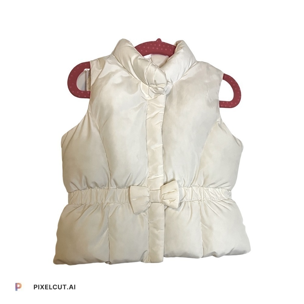 𝅺GAP Puffer Vest With Bow -Size 18-24 Months